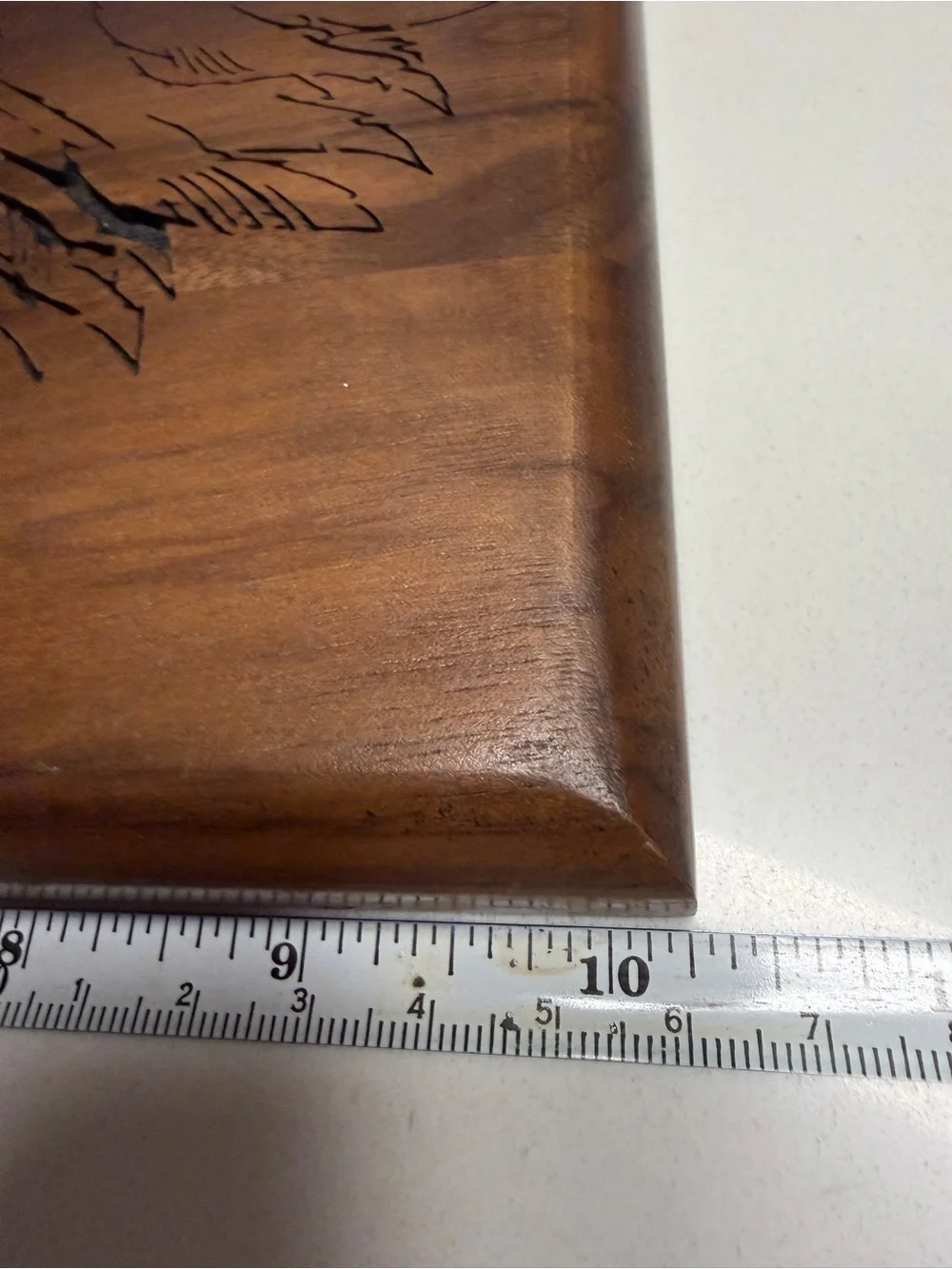 Handcrafted Brown Eagle Wall Plaque with Inspirational Quote